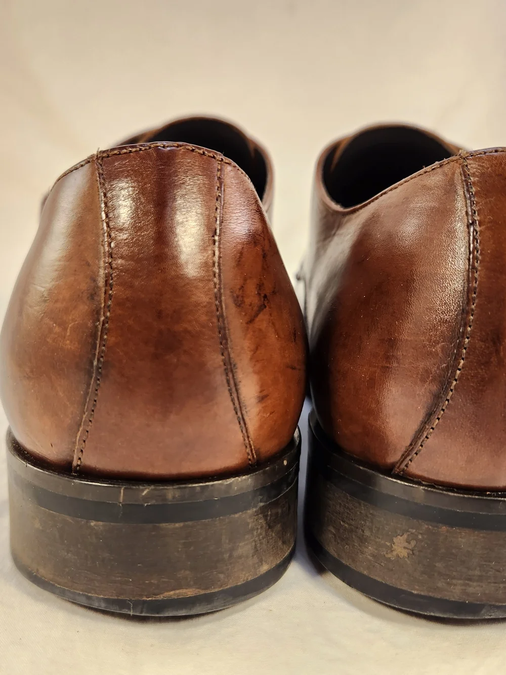 TO BOOT NEW YORK ADAM DERRICK DOUBLE MONK STRAPS MEN SHOES BROWN CAPTOE SZ 8.5